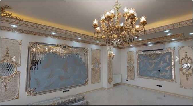 گچ بری پیش ساخته جمهوری ؛انجام نقاشی ساختمان، نصب کاغذ دیواری و گچبری سقف و دیوار